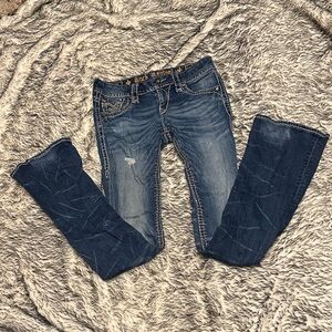 Rock Revival Dark Blue Boot Cut Jeans